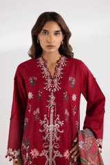 Stitched Luxury Lawn Suit