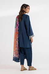 Stitched Luxury Lawn Suit