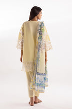 Stitched Luxury Lawn Suit