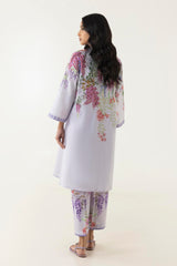 Stitched Printed Mahay Lawn Shirt + Bottom