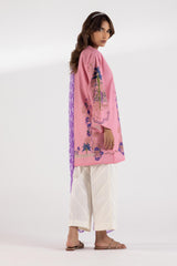 Stitched Mahay Lawn Shirt + Dupatta