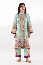 Stitched Printed Lawn Shirt + Culotte