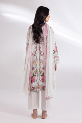 Stitched Lawn Muzlin Suit