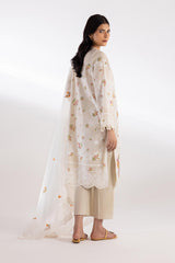 Stitched Muzlin Lawn Suit