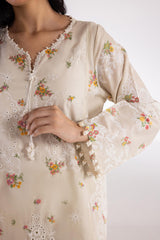 Stitched Muzlin Lawn Suit