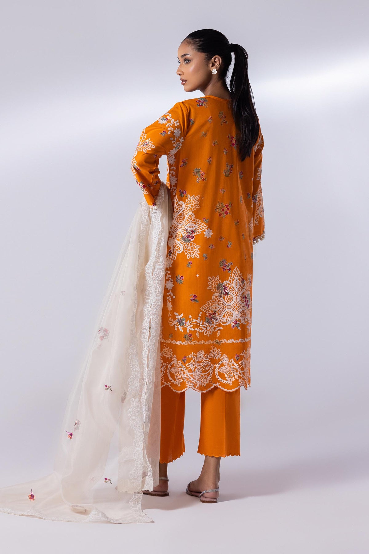 Stitched Lawn Shirt + Culotte