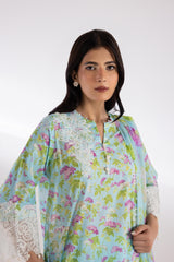 Stitched Muzlin Lawn Suit