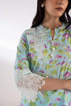 Stitched Muzlin Lawn Suit