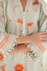 Stitched Muzlin Lawn Suit