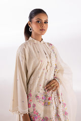 Stitched Muzlin Lawn Suit