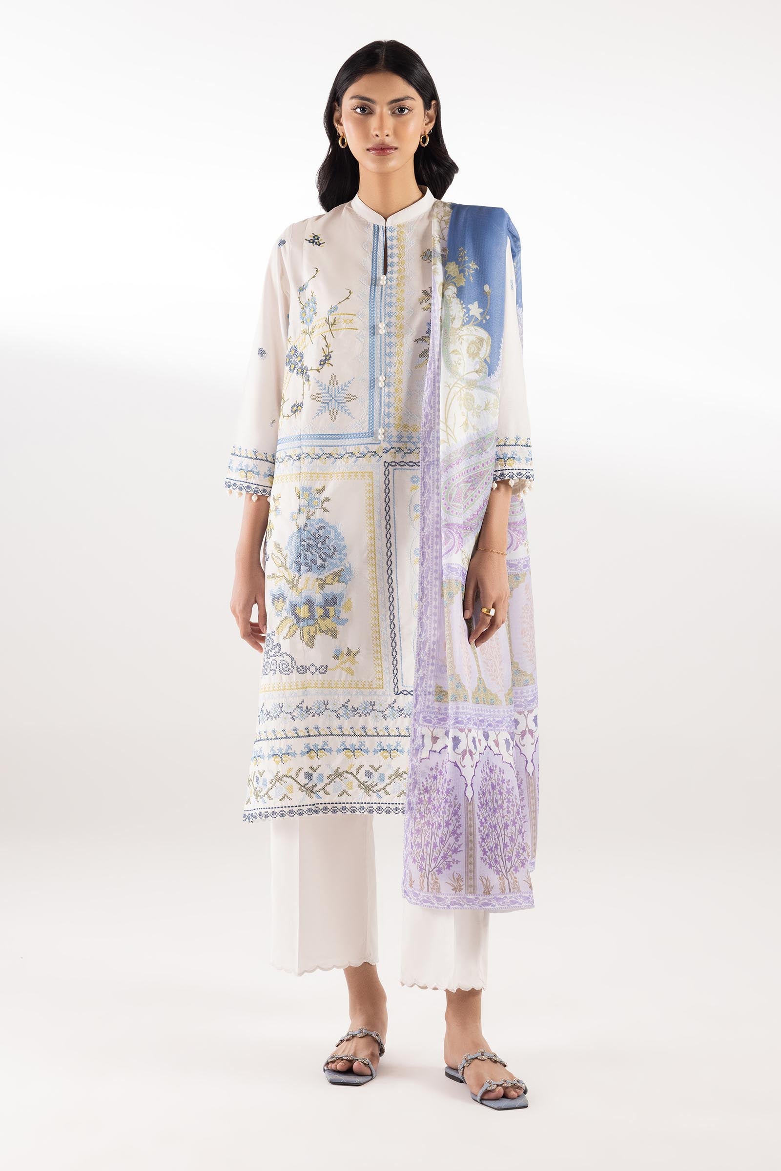 Stitched Muzlin Suit Main image