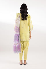 Stitched Muzlin Lawn Suit