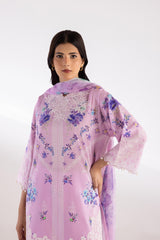 Stitched Muzlin Lawn Suit