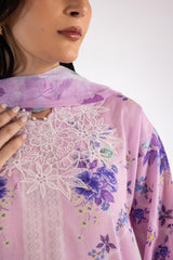 Stitched Muzlin Lawn Suit