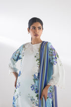 Stitched Muzlin Lawn Suit