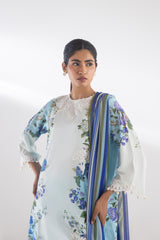 Stitched Muzlin Lawn Suit