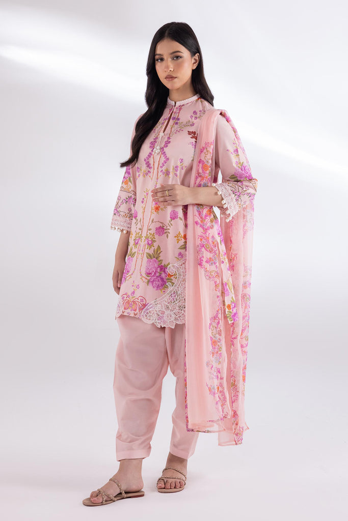 Stitched Muzlin Lawn Shirt+ Dupatta