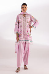 Stitched Muzlin Lawn Suit