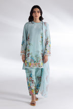 Stitched Muzlin Lawn Shirt+ Dupatta