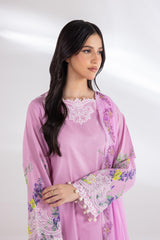 Stitched Muzlin Lawn Suit