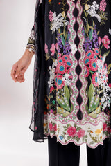 Stitched Muzlin Lawn Suit