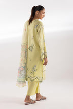 Stitched Embroidered Muzlin Suit