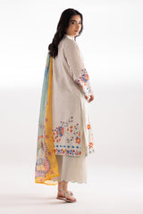 Stitched Muzlin Lawn Suit