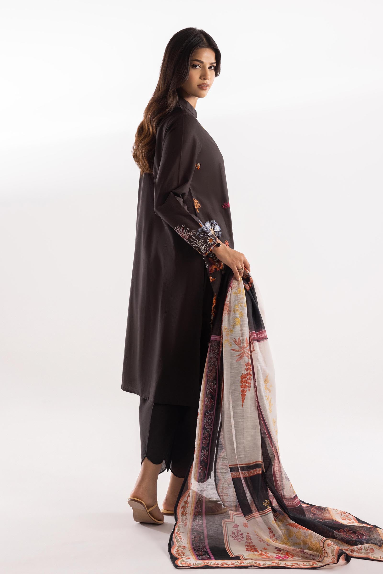 Stitched Printed Woven Cotton Dupatta Main image