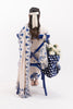 Stitched Embroidered Raw Silk Suit