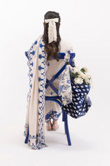Stitched Embroidered Raw Silk Suit