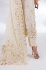 Stitched Embroidered Slub Shirt