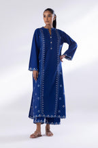 Stitched Blue Lawn Shirt + Bottom