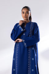 Stitched Blue Lawn Shirt + Skinny Shalwar