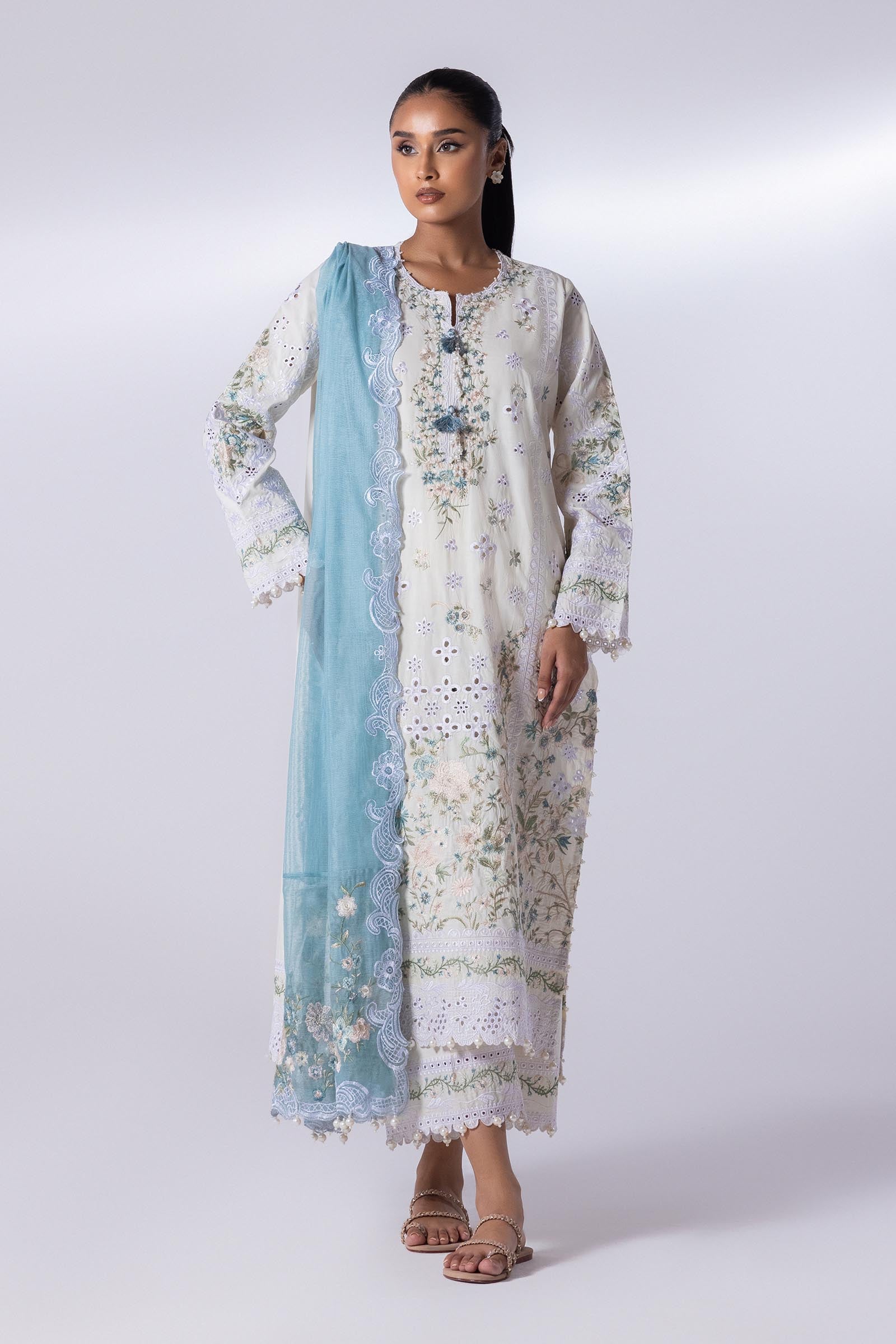 Stitched Signature Shirt + Bottom + Dupatta Main image