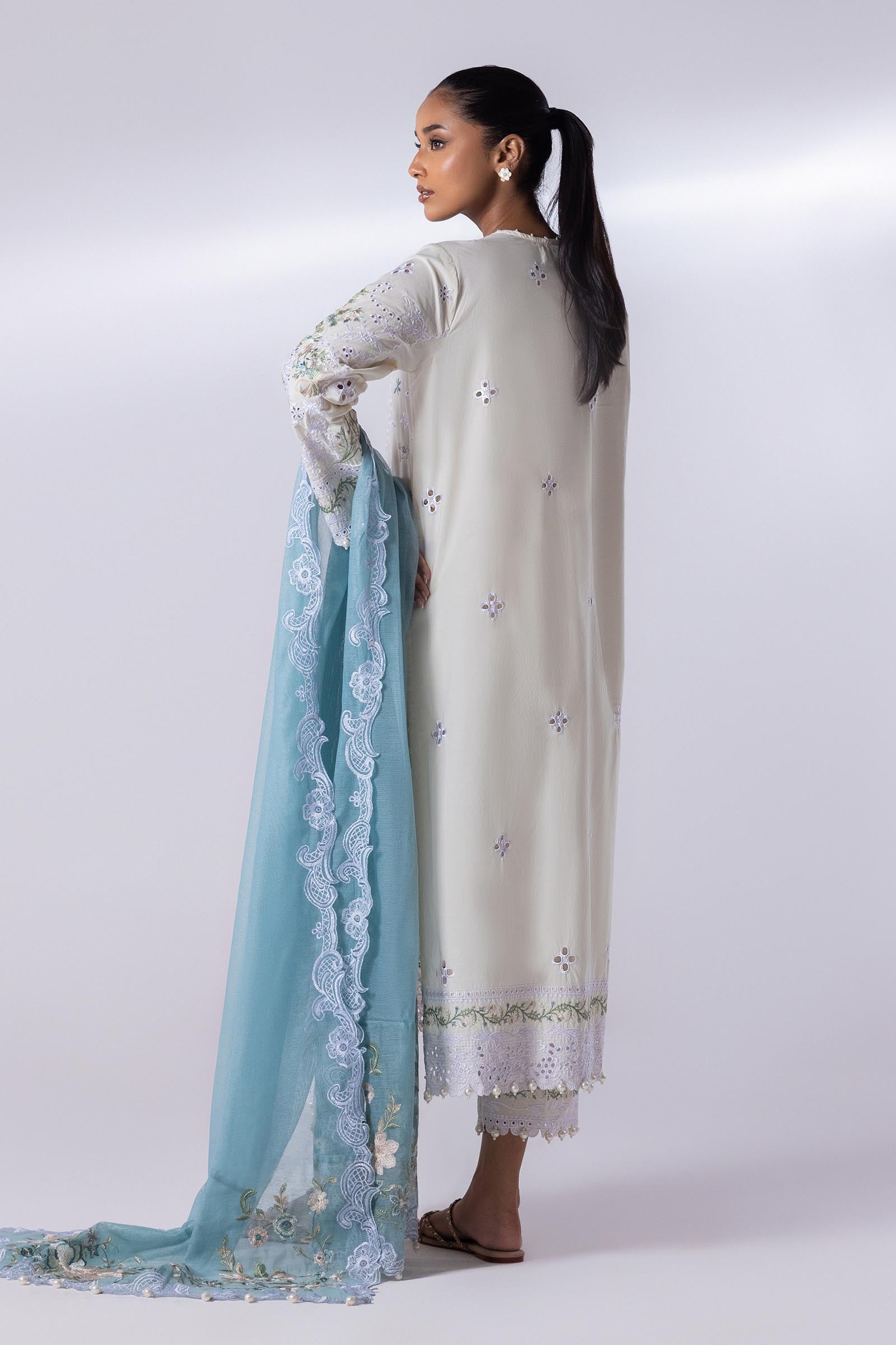 Stitched Signature Shirt + Bottom + Dupatta Secondary image