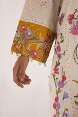 Stitched Lawn Embroidered Suit