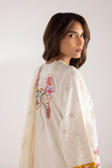 Stitched Lawn Embroidered Suit