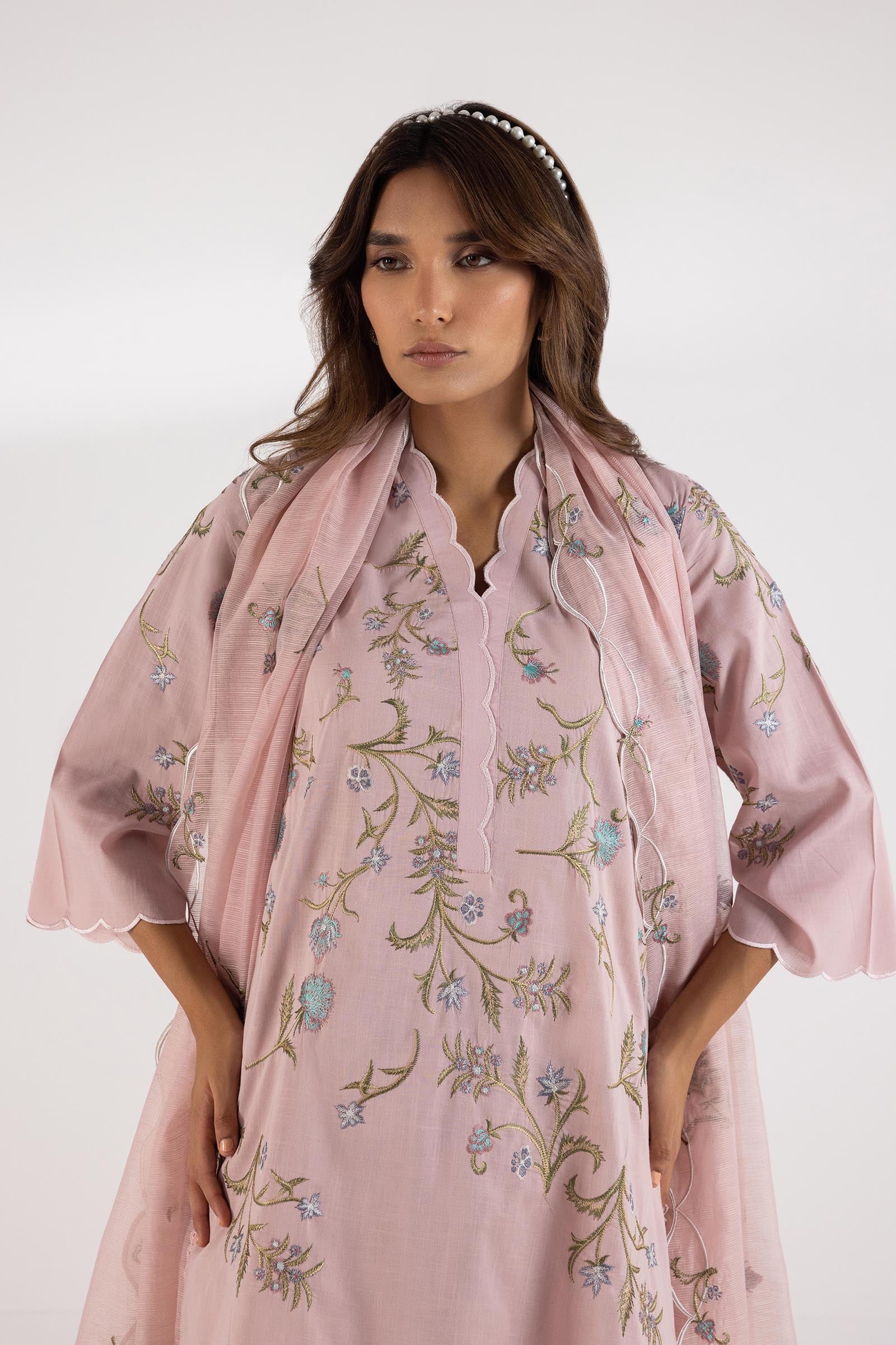 Stitched Embroidered Shirt Secondary image