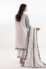 Stitched Lawn Embroidered Shirt