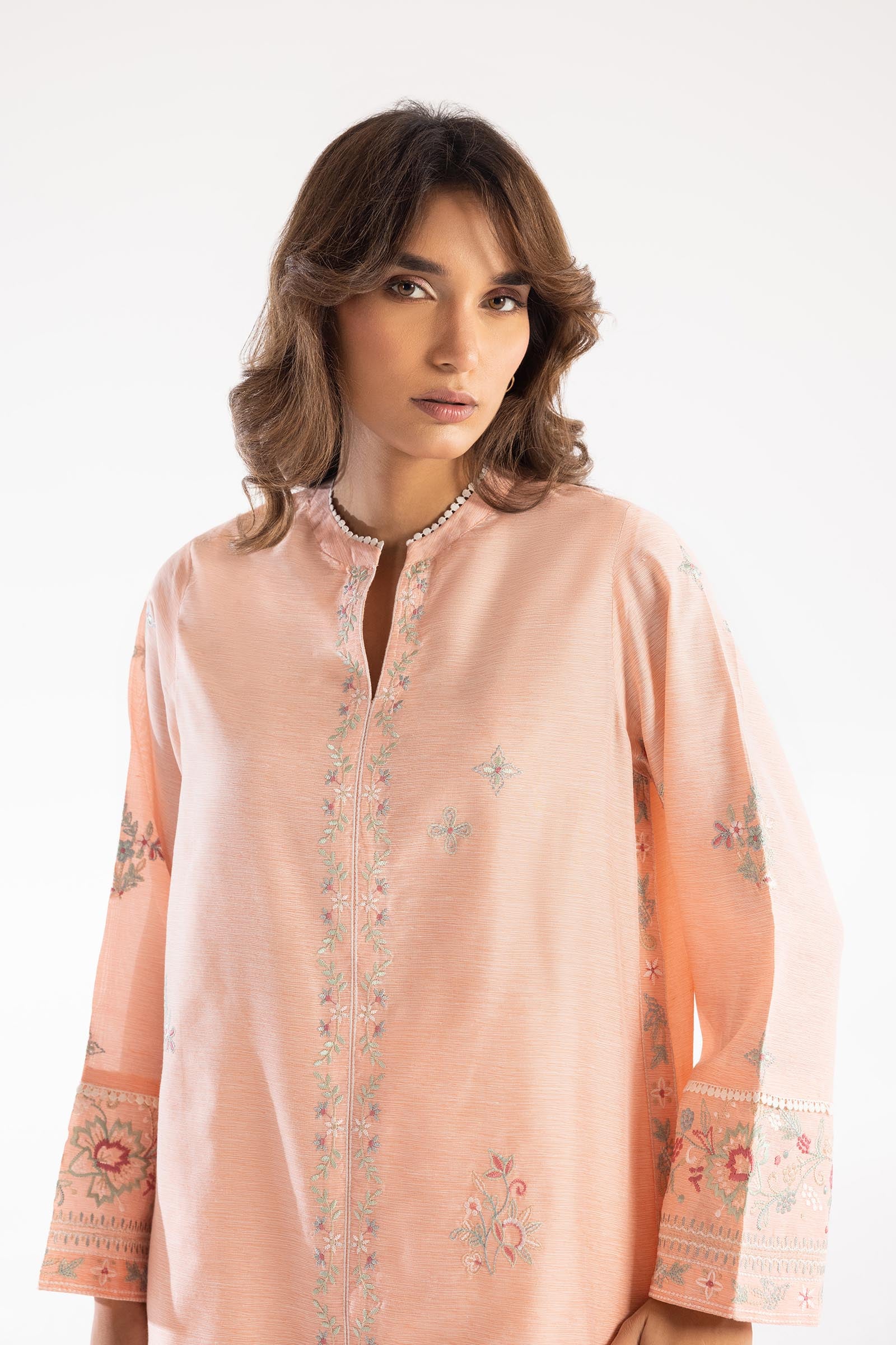 Stitched Embroidered Chambray Shirt Secondary image