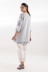 Stitched Embroidered Chambray Shirt