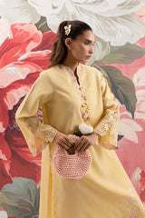 Stitched Embroidered Chambrey Shirt