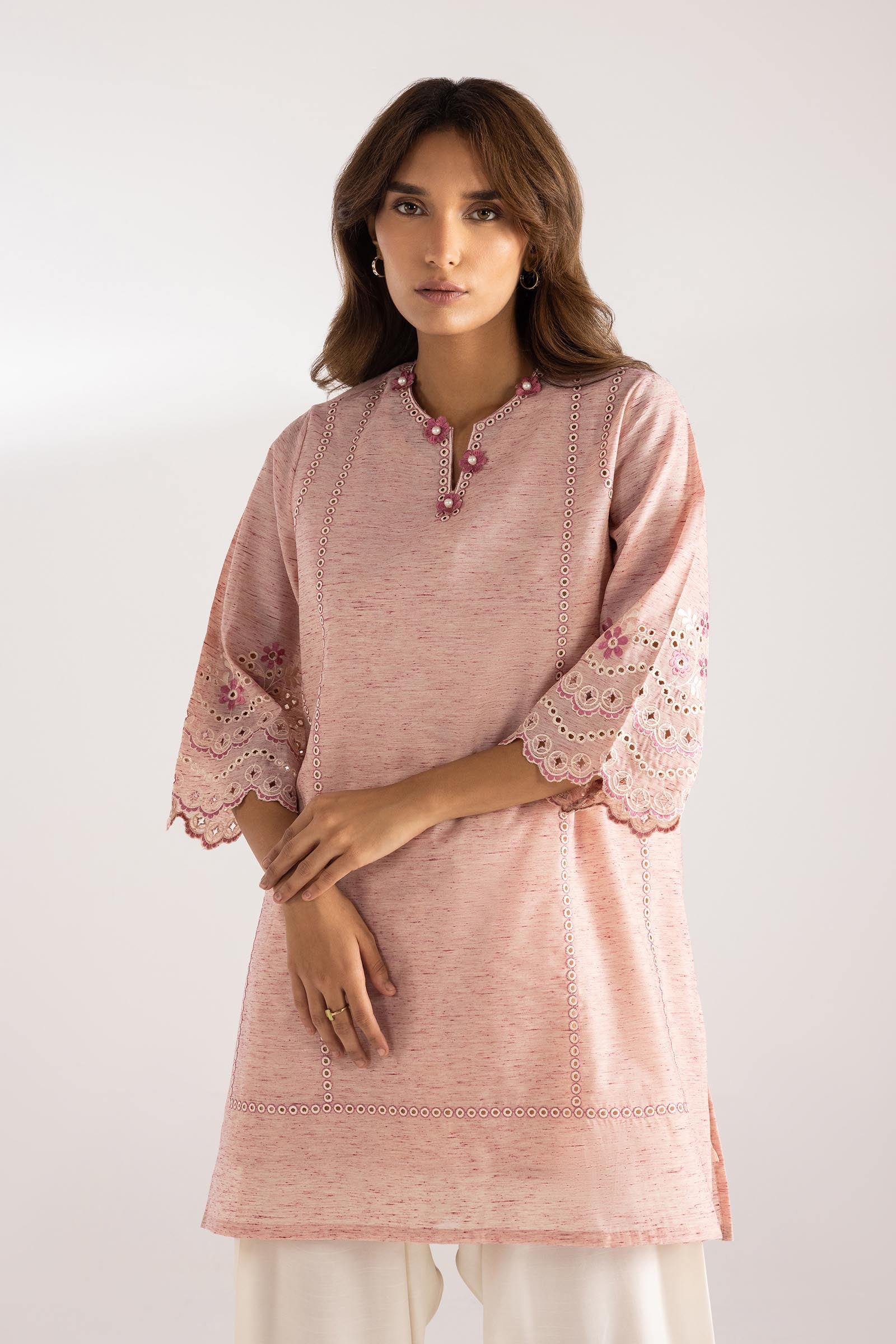 Stitched Embroidered Shirt Secondary image