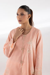 Stitched Embroidered Signature Chambray Shirt