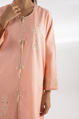 Stitched Embroidered Signature Chambray Shirt