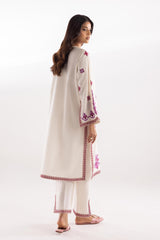 Stitched Lawn Embroidered Shirt + Culotte