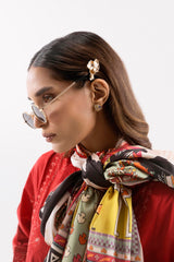 Stitched Embroidered Lawn Suit