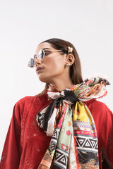 Stitched Embroidered Lawn Suit