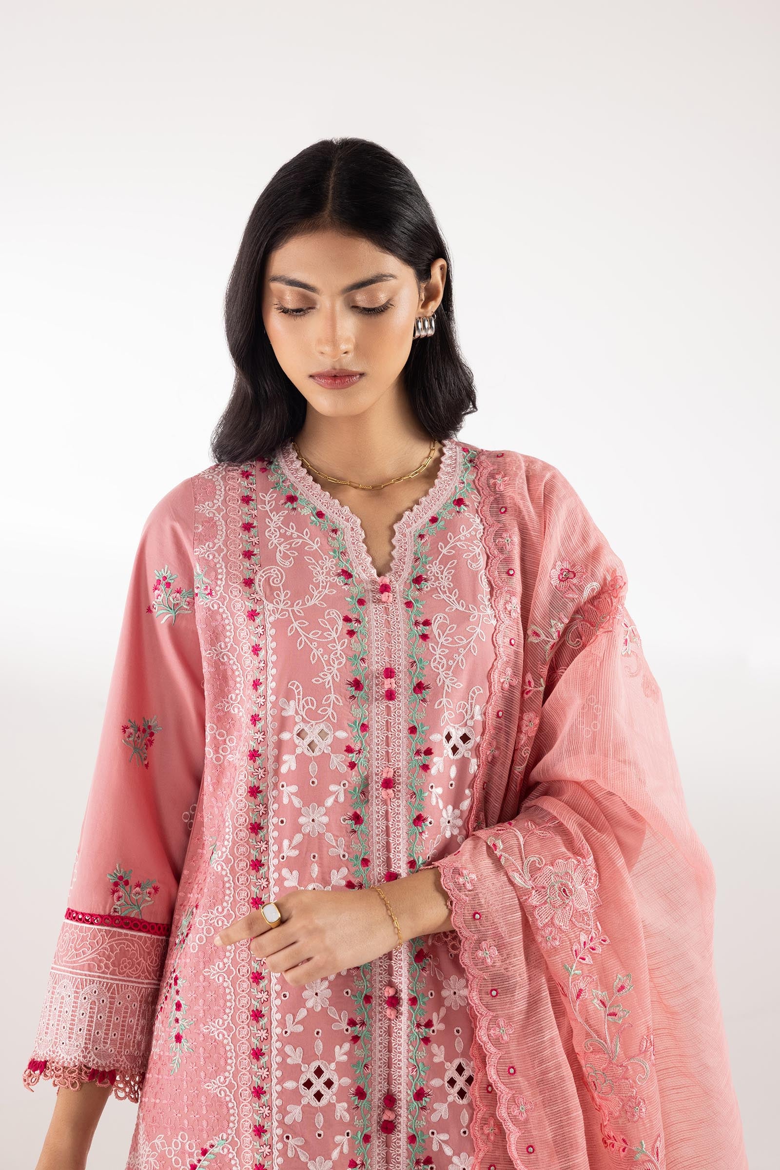 Stitched Embroidered Signature Suit Secondary image