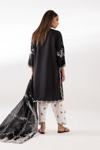 Stitched Lawn Embroidered Shirt